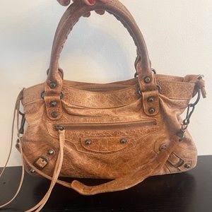 Balenciaga Brown City Bag